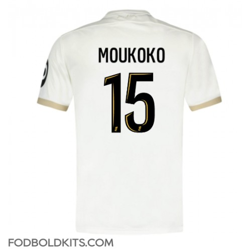 OGC Nice Youssoufa Moukoko #15 Udebanetrøje 2024-25 Kortærmet